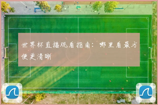 世界杯直播观看指南：哪里看最方便更清晰